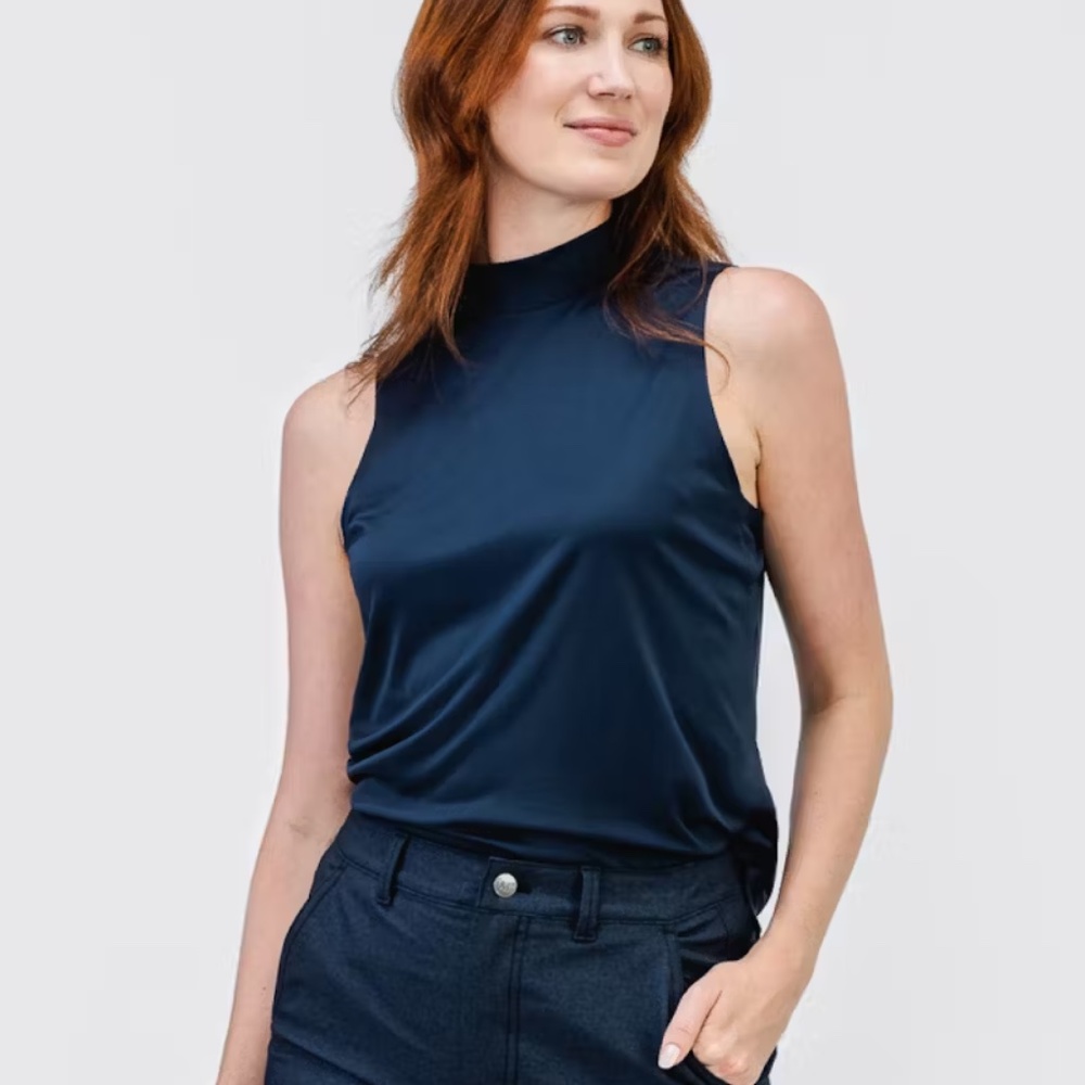 Women’s Luxe Touch Mock Neck Tank